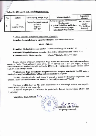 Kapcsolódó dokumentum: