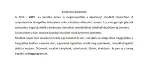 2018 Karácsonyi pillanatok