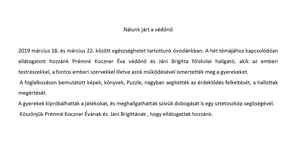 2019 Nálunk járt a védőnő