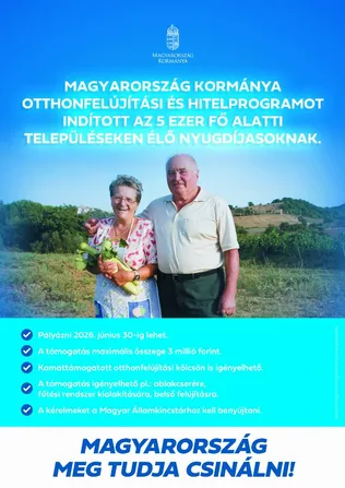 Az 5 ezer fő alatti településeken élő nyugdíjasoknak borítóképe