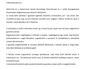 2018 A Mikulásnál jártunk!